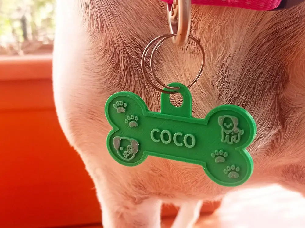 Dog name necklace