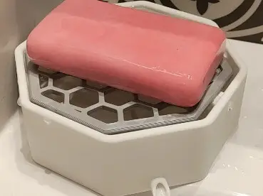 beautyfull and conveniant Soap dish with exhausting pipe