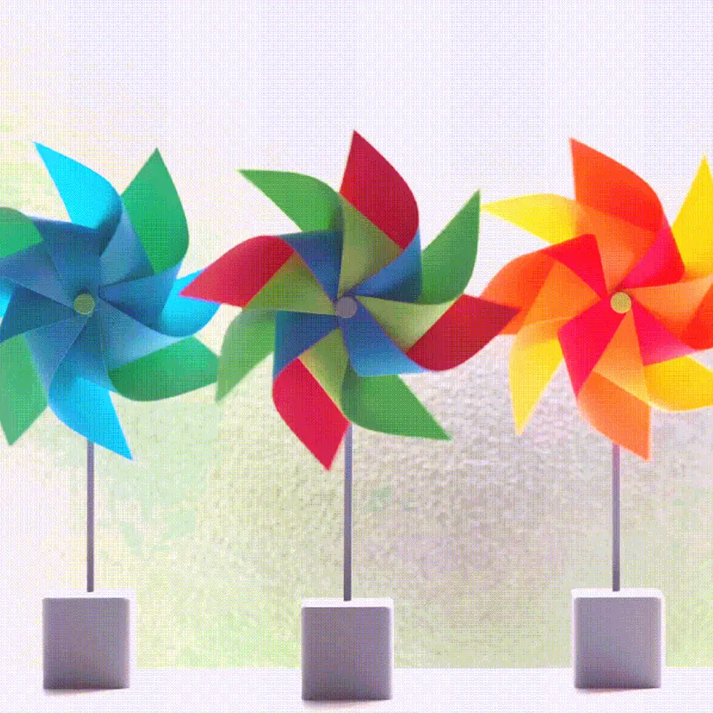 Double-layered pinwheel