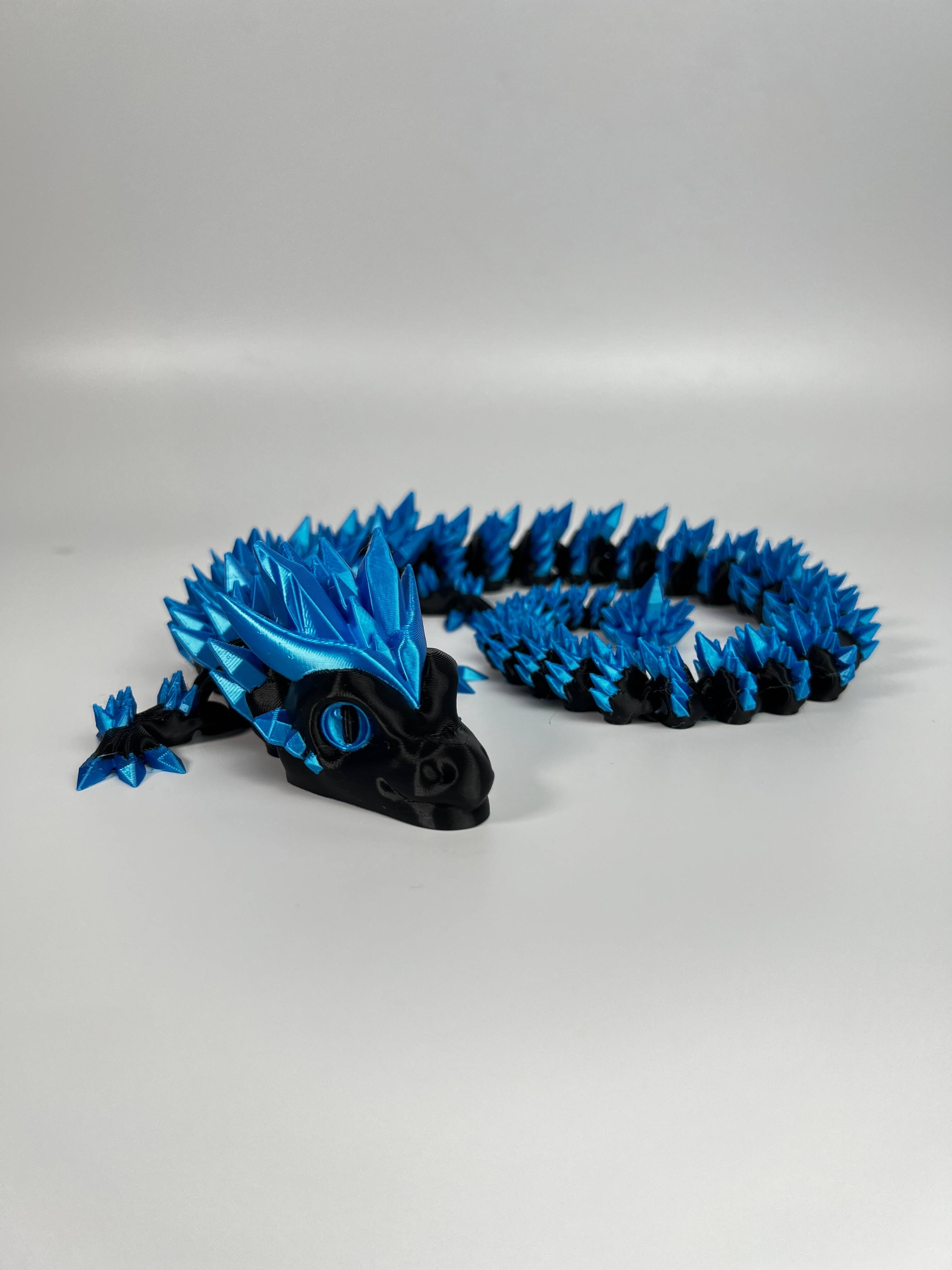 Articulated Crystal Dragon by Saber3D - Makeronline - More Than Fun