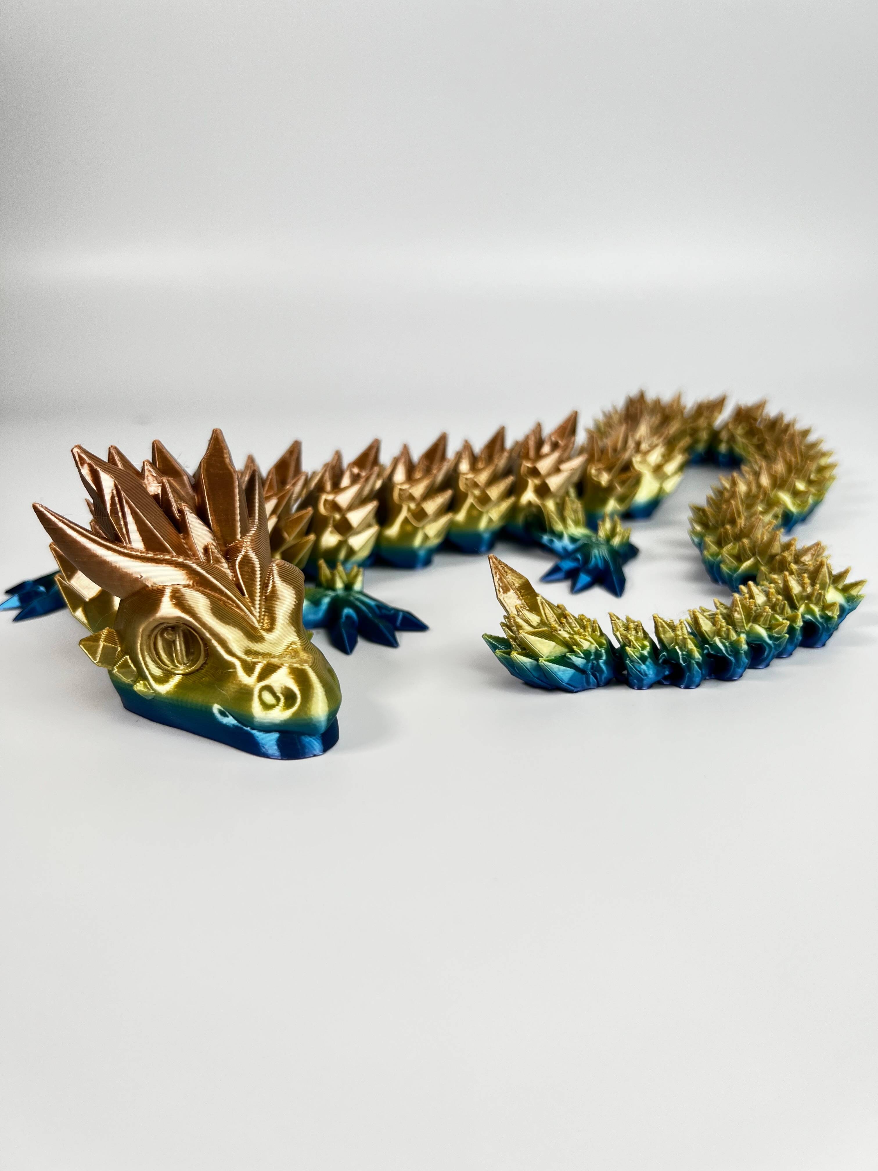 Articulated Crystal Dragon by Saber3D - Makeronline - More Than Fun