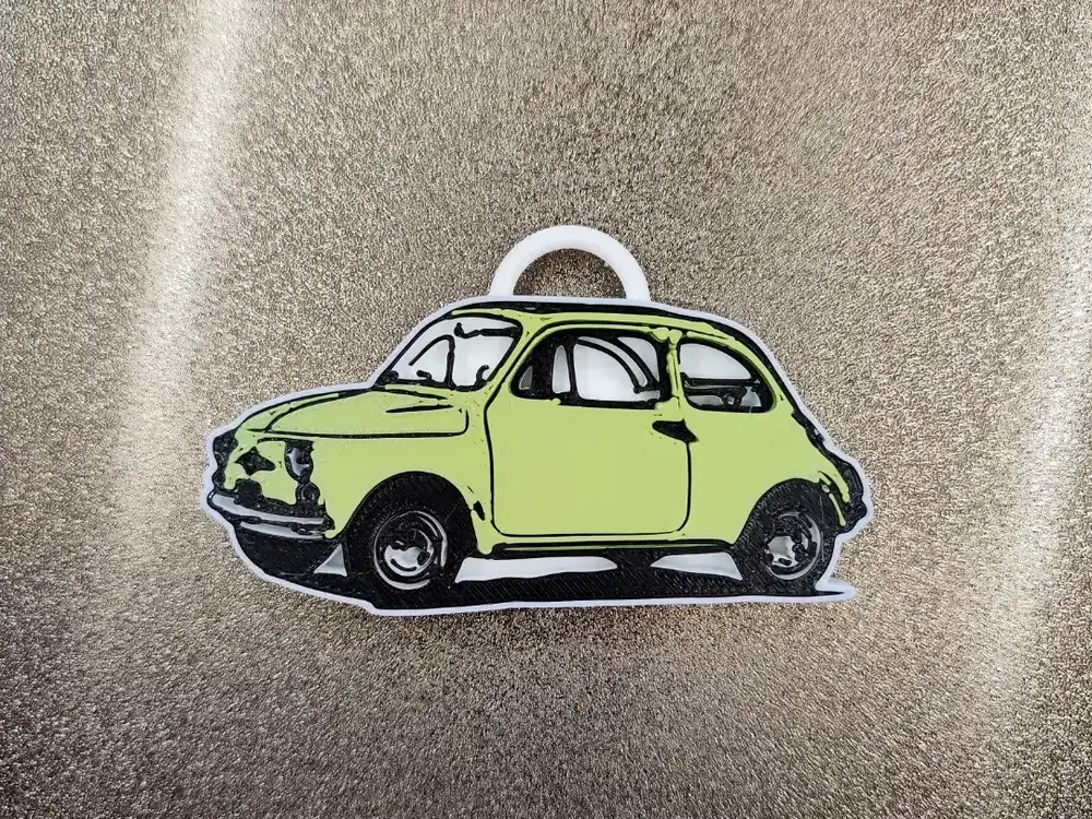 Fiat 500 key ring