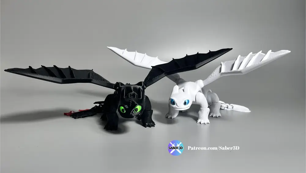Flexi Toothless Dragon