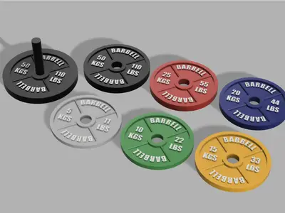 Olympic weight coasters