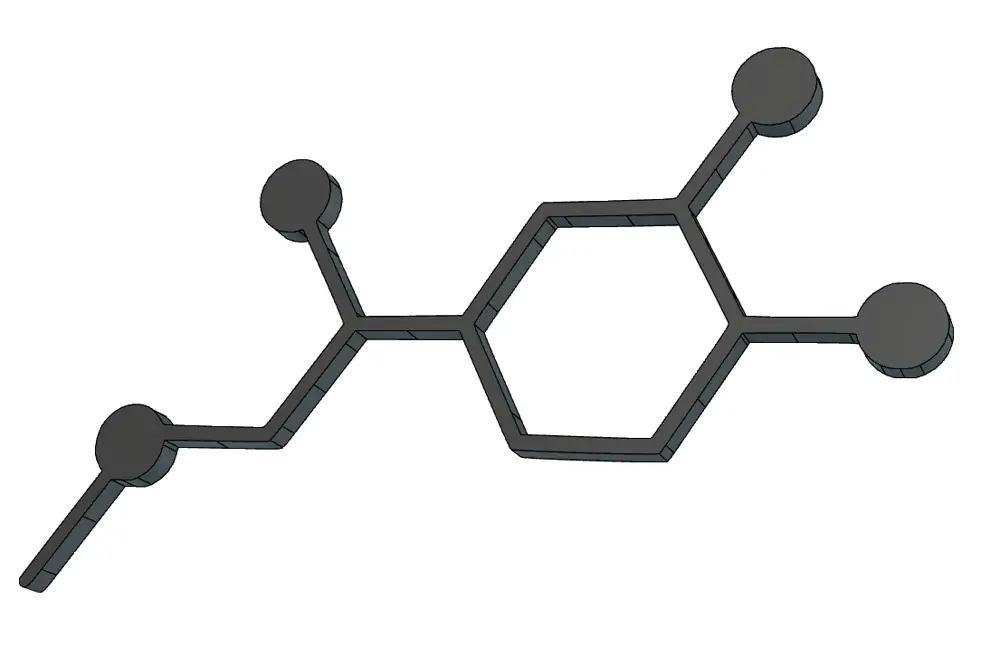 Adrenaline molecule magnet