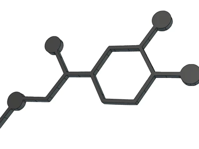 Adrenaline molecule magnet