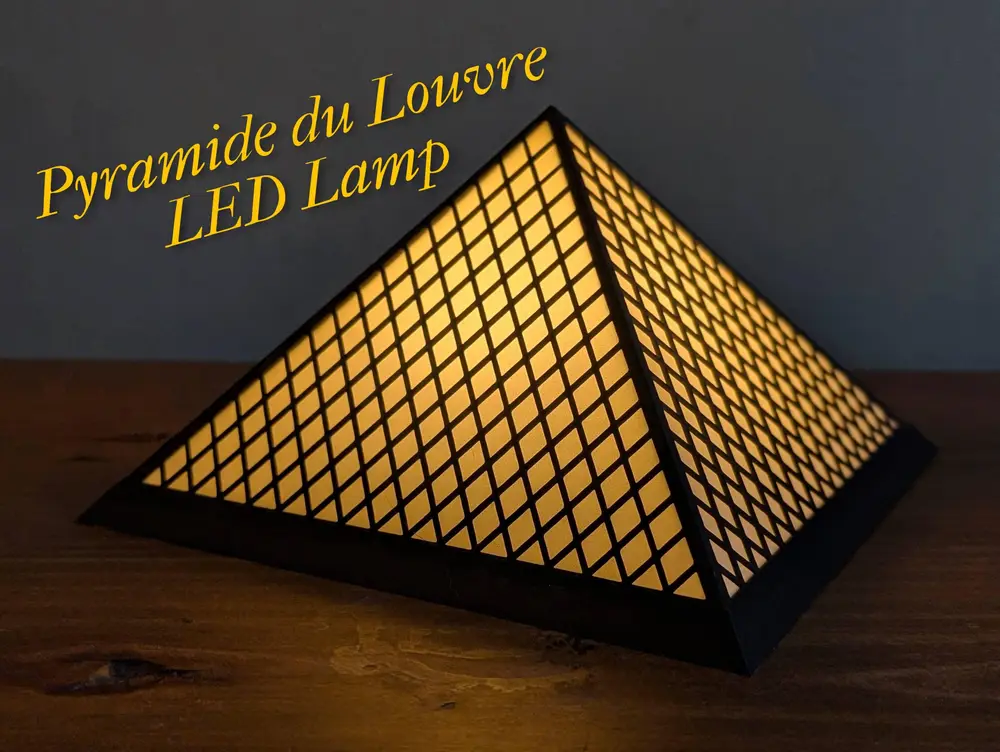 Louvre Pyramid - LED Lamp