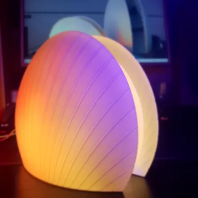 The Opera House Table Lamp of Sun-Moon Shells