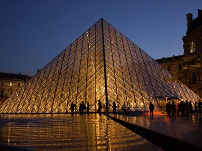 Louvre Pyramid - LED Lamp - MakerOnline 3D Model | 3Drop