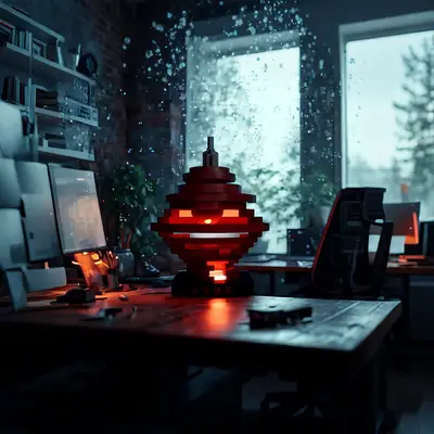 五月的风夜灯摆件