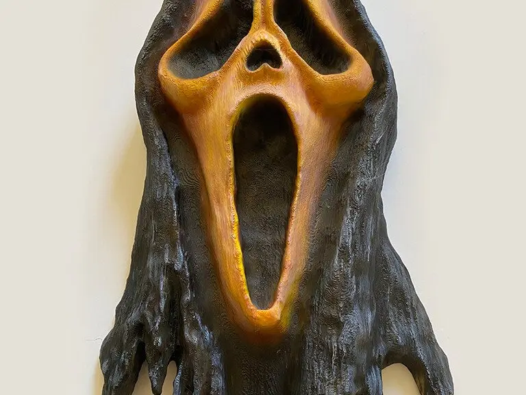 Ghostface (Scream) Wooden mask wallart