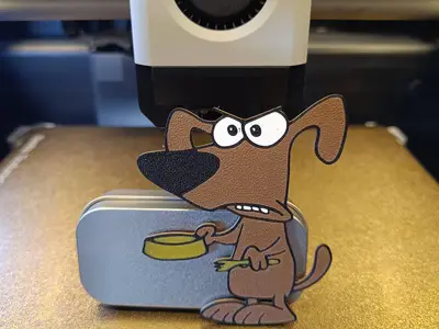 Hungry Dog Fridge Magnet