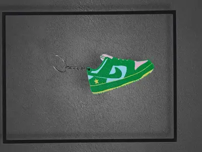 Nike dunk multicolor keychain