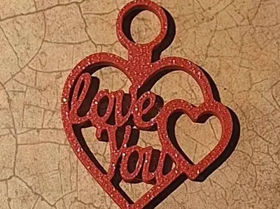 heart keychain