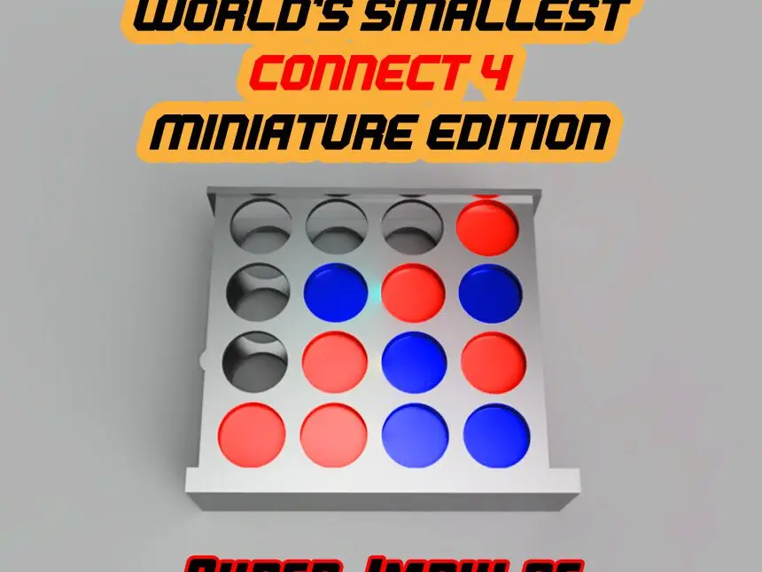 WORLD SMALLEST CONNECT 4!!
