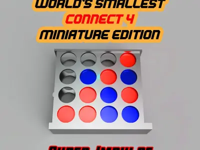 WORLD SMALLEST CONNECT 4!!