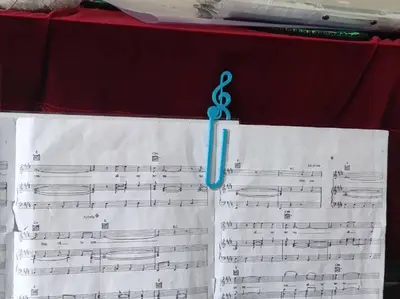 Treble Clef Paperclip