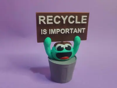 Recycle IN YOUR CITY!!!! Trash Monster
