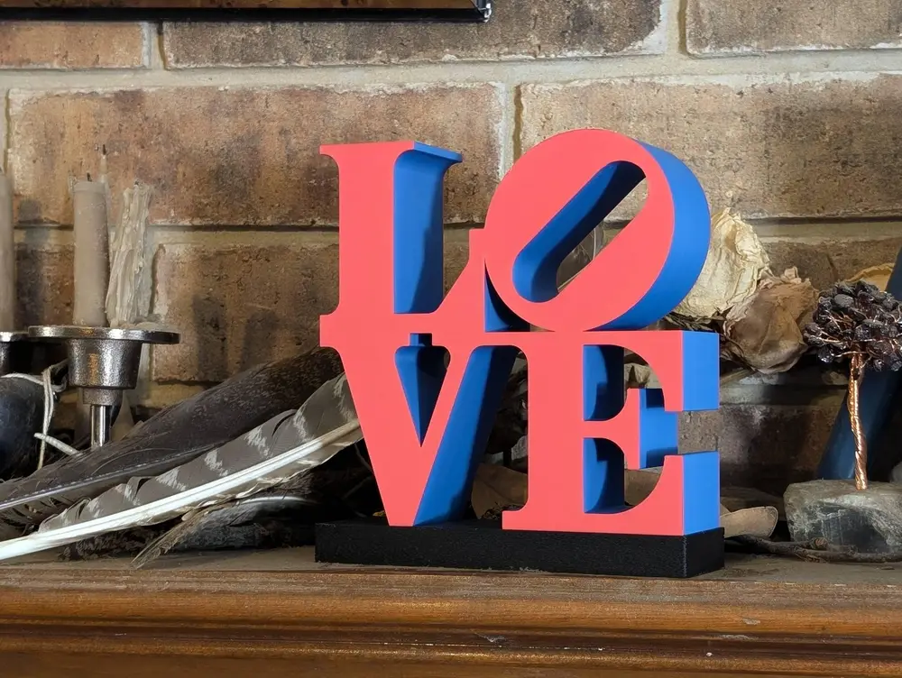 "LOVE" - Pop Art Sculpture
