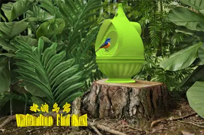 水滴大眼萌鸟窝