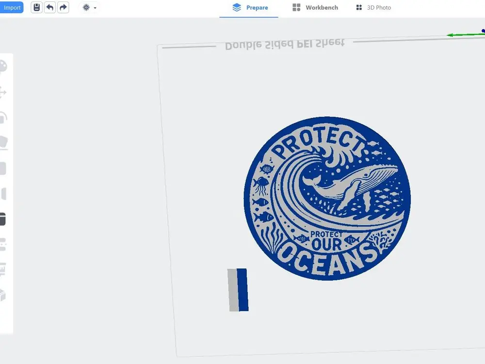 Ocean environmental protection awareness badges
