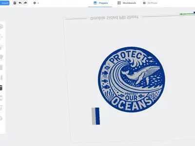 Ocean environmental protection awareness badges