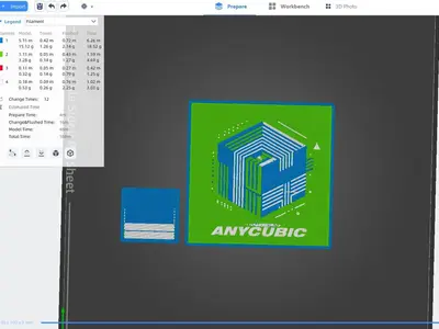 Anycubic abstract art poster
