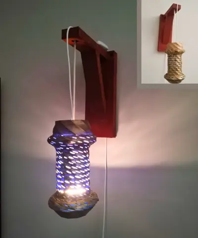 Old city wall lamp