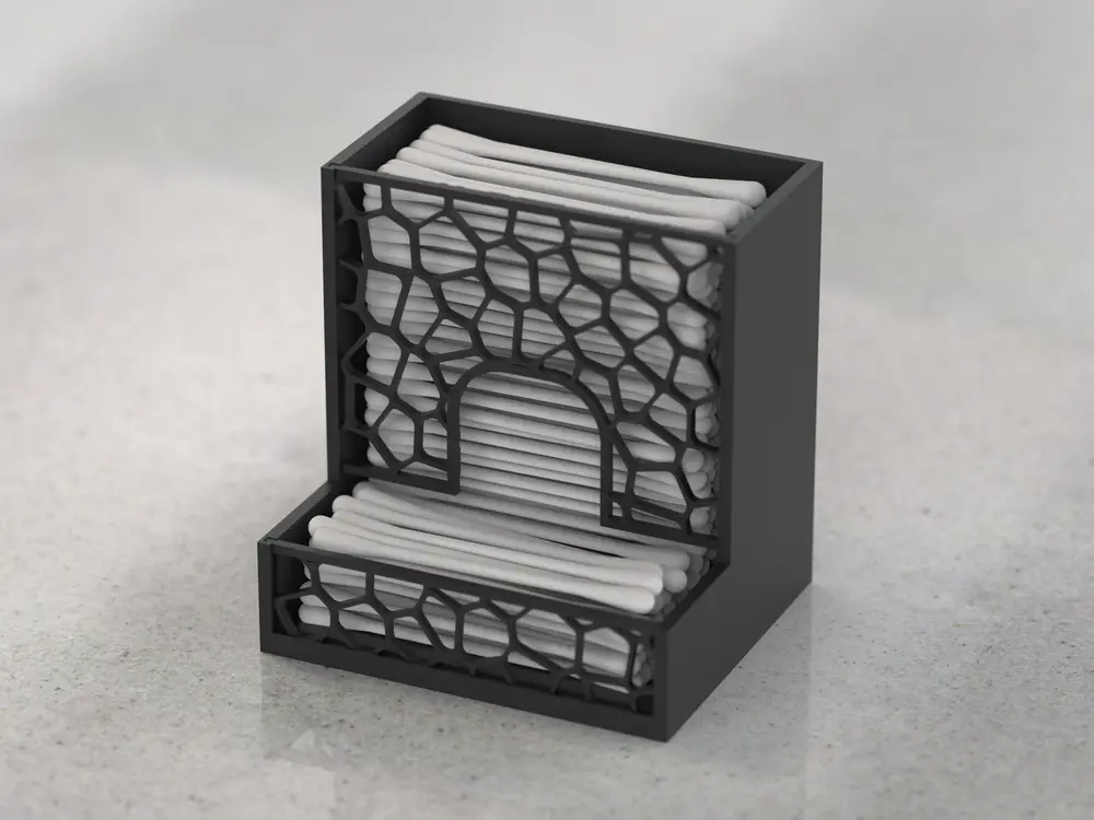 Voronoi Q-Tips Dispenser