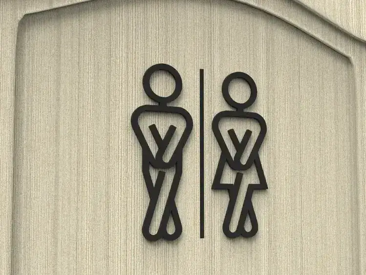 Toilet Door Sign