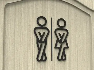 Toilet Door Sign