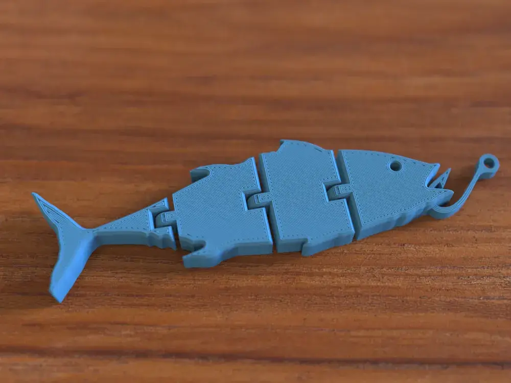 Flexi Tuna keychain