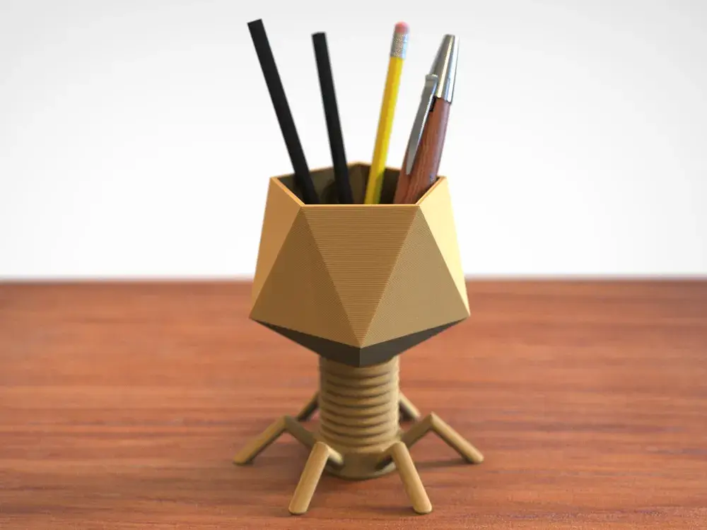 Bacteriophage Pen Holder