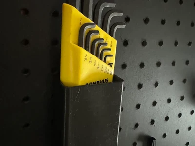 Sy's Peglock - simple bin for Bondhus allen keys