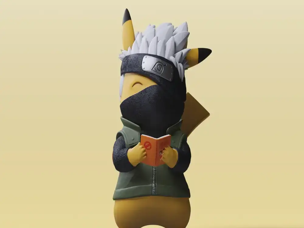 Pikachu X Kakashi (Pokemon/Naruto)