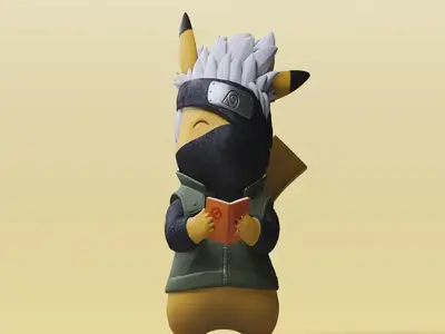 Pikachu X Kakashi (Pokemon/Naruto)