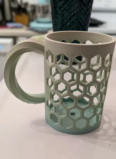 Mug - Soda Can 12oz Holder - Hex