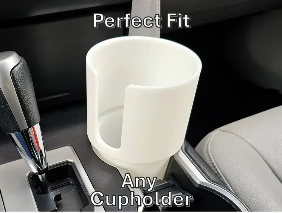 Parametric Cup Holder Adapter (Support Free V2)