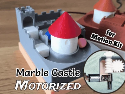 Motorized Marble Castle - D14 Marble Machine