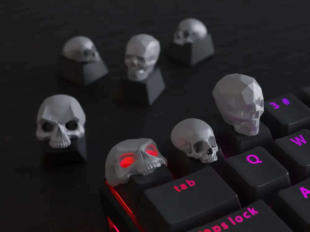 Skull Keycaps