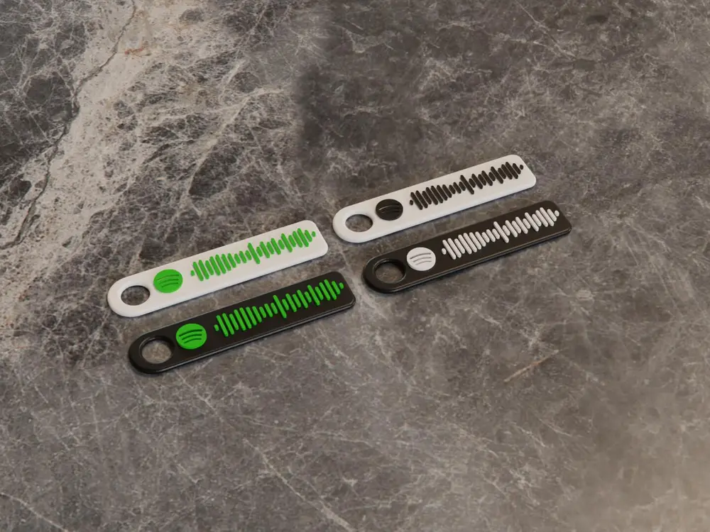 Juice Wrld Spotify Codes Keychain