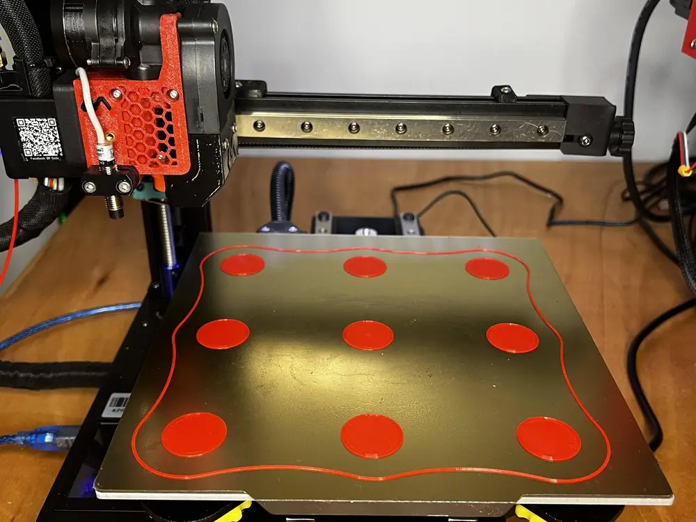 KP3S Pro - Bed Leveling test