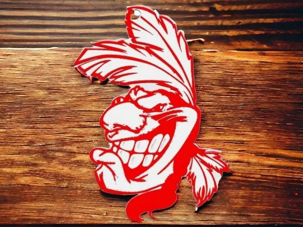 Crazy indian keychain