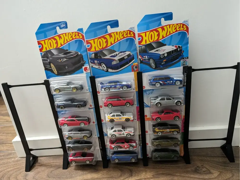 Hotwheels display stack up 6 high
