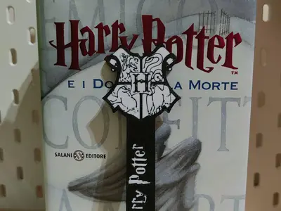 Bookmark - Hogwarts B&W Bookstop - Harry Potter