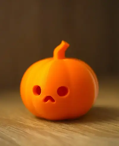 Cute Simple Halloween Pumpkin removable top