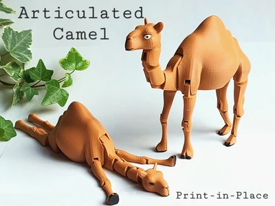 Articulated Camel (Print-in-Place)