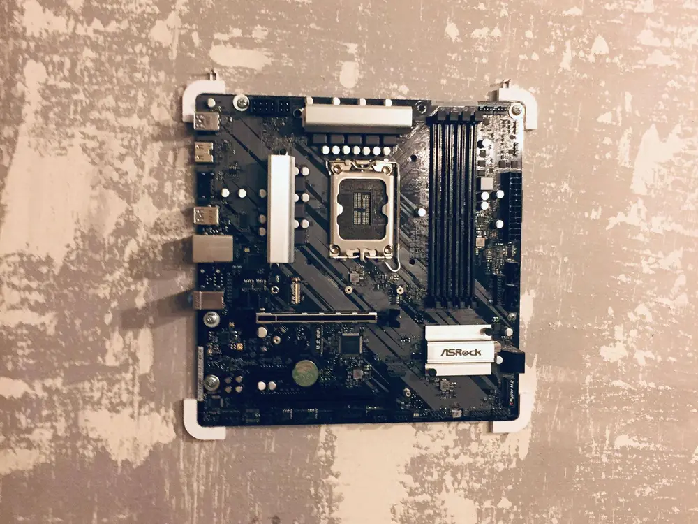 Wall frame for mATX
