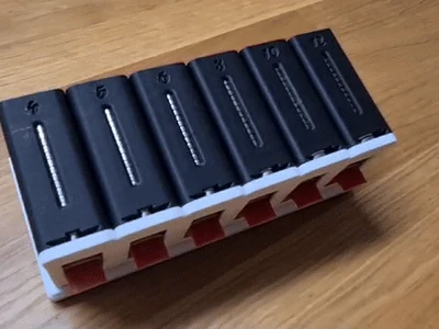 MMD1-z³D Modular Magnet dispenser, 4-12mm for HSW and Skadis