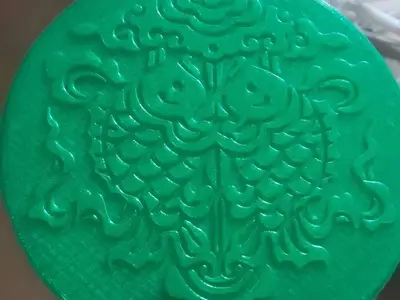 双鱼窗花